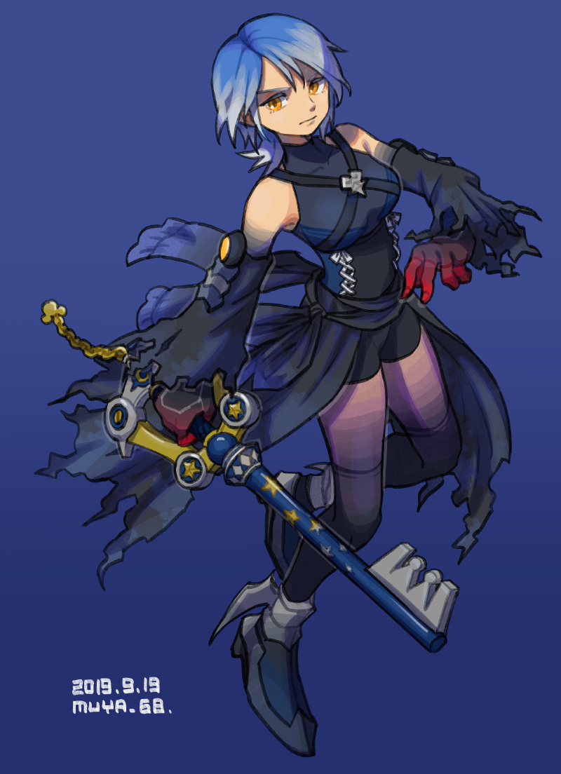 aqua and anti-aqua (kingdom hearts and 1 more) drawn by skyloop19