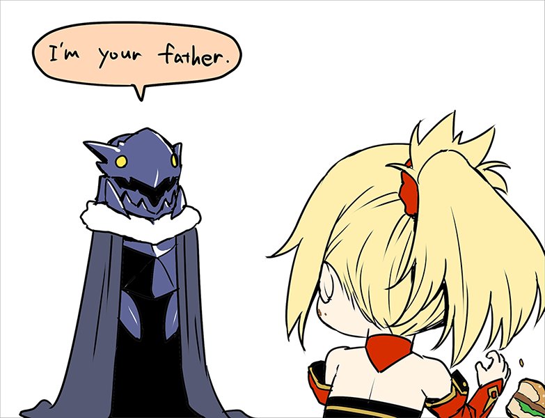 artoria pendragon and mordred (fate and 3 more) drawn by makishima_azusa