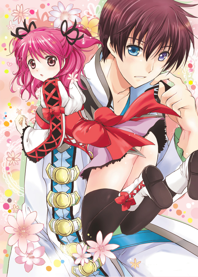 asbel lhant and cheria barnes (tales of and 1 more) drawn by akina_tsukako