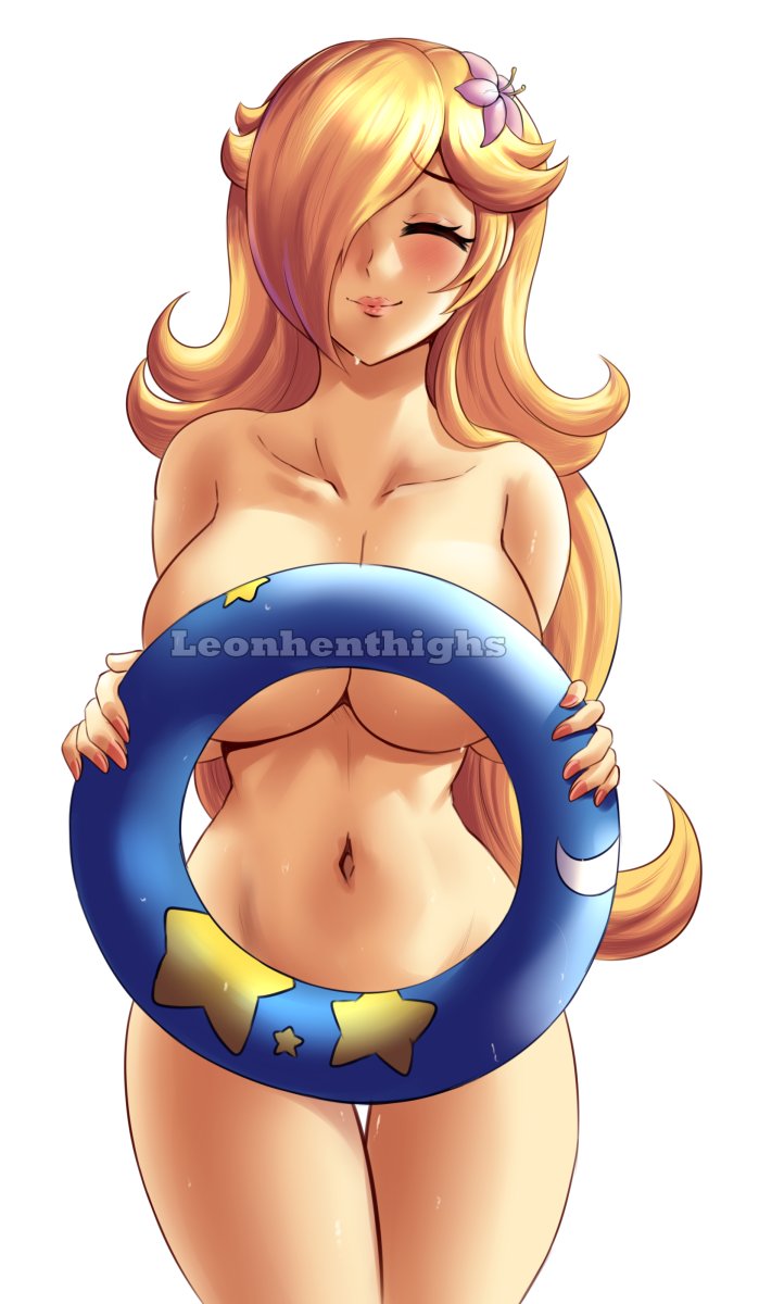 rosalina (mario and 1 more) drawn by leonart