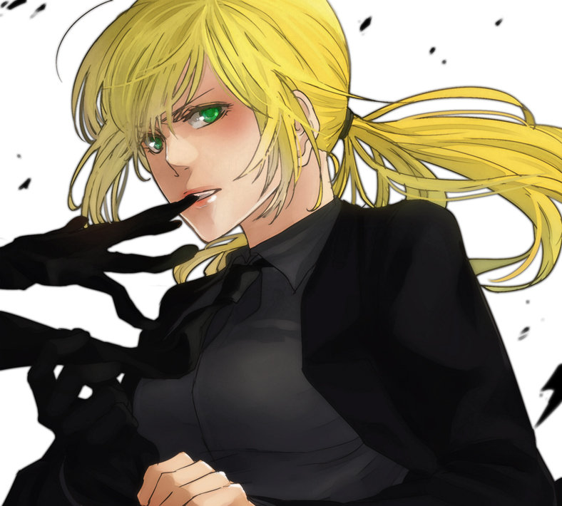 artoria pendragon and saber (fate and 1 more) drawn by kanameyura