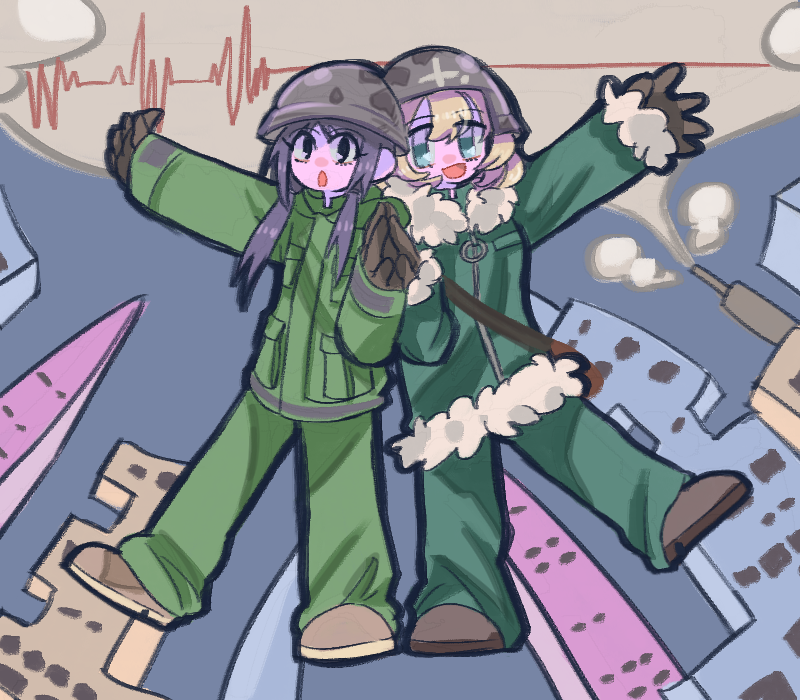 chito and yuuri (shoujo shuumatsu ryokou) drawn by futatsuchi_no_soko