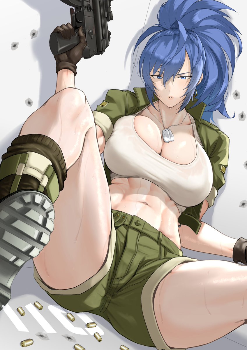 leona heidern (the king of fighters and 1 more) drawn by anagumasan