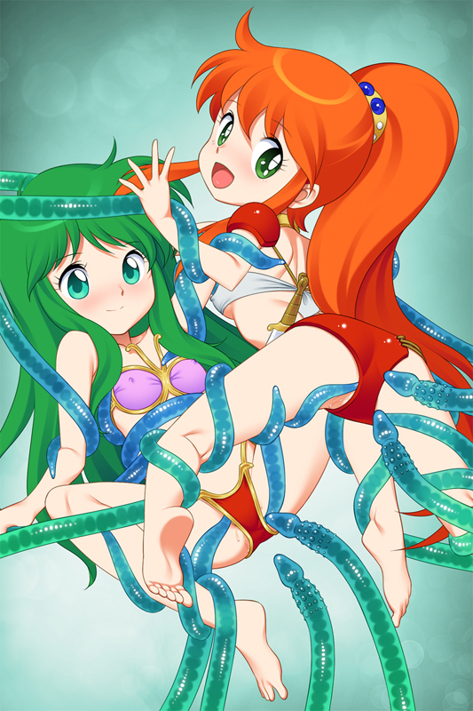 ayanokouji rem and caron (dream hunter rem and 1 more) drawn by fugetsu_taku