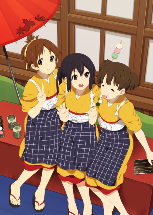 nakano azusa, hirasawa ui, and suzuki jun (k-on!) drawn by mizuki_makoto