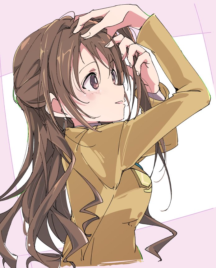 shimamura uzuki (idolmaster and 1 more) drawn by ixy