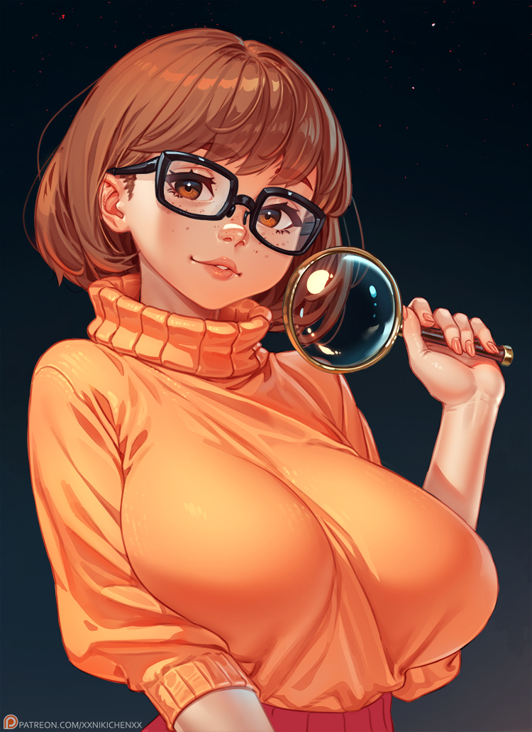 velma dinkley (scooby-doo) drawn by nikichen