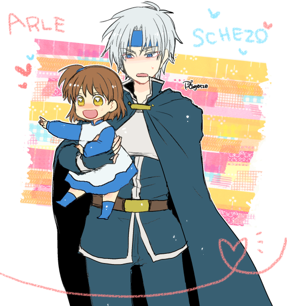 arle nadja and schezo wegey (puyopuyo and 1 more) drawn by ri25to