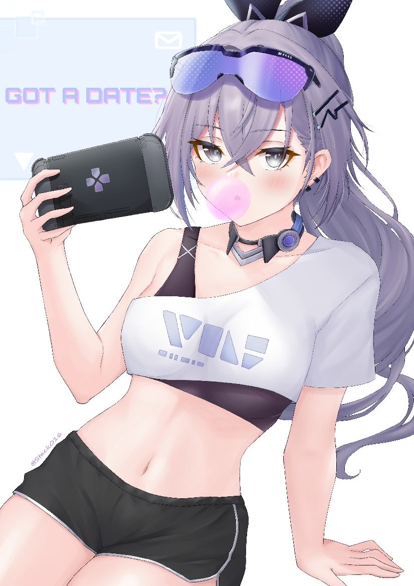 silver wolf (honkai and 1 more) drawn by stack016