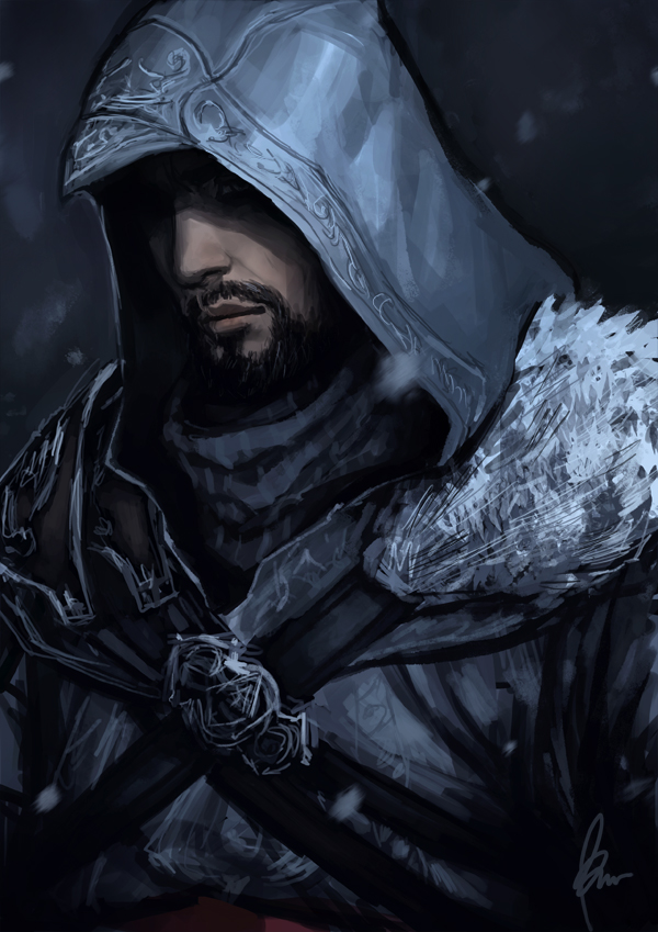 ezio auditore da firenze (assassin's creed and 1 more) drawn by cheeseboy18193