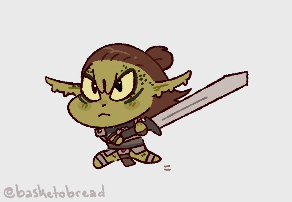 lae'zel (dungeons & dragons and 2 more) drawn by basketobread