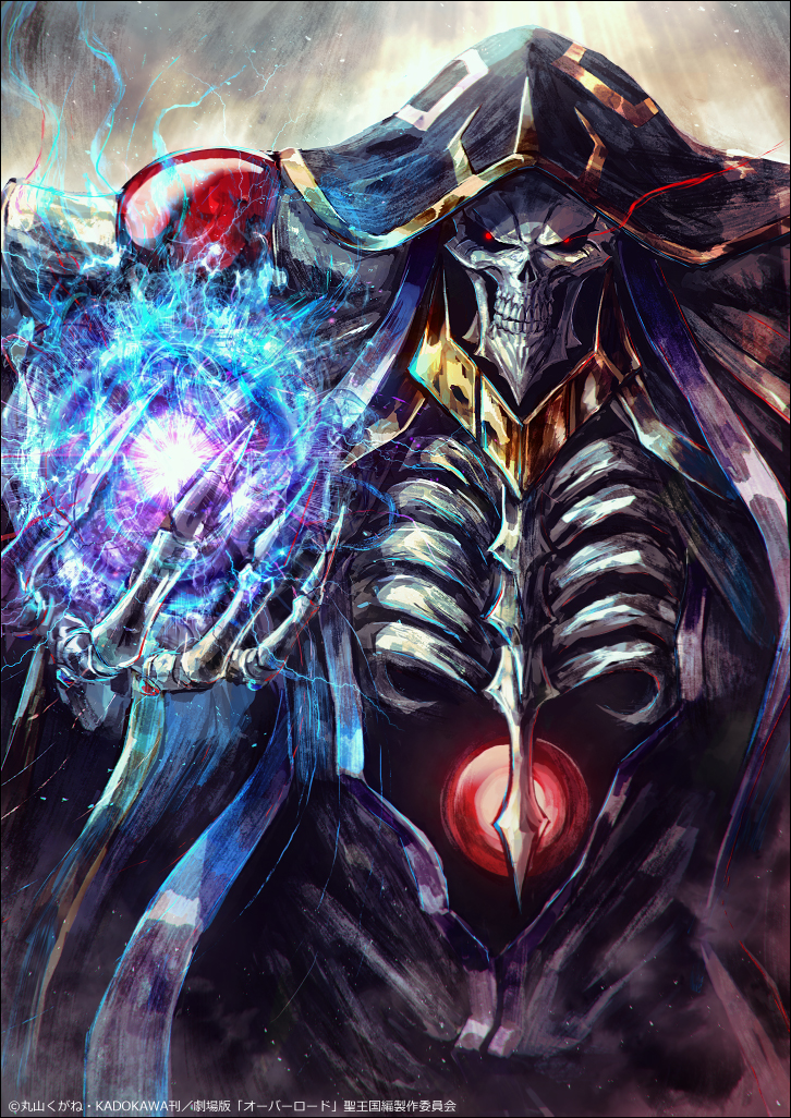 ainz ooal gown (overlord) drawn by k-suwabe