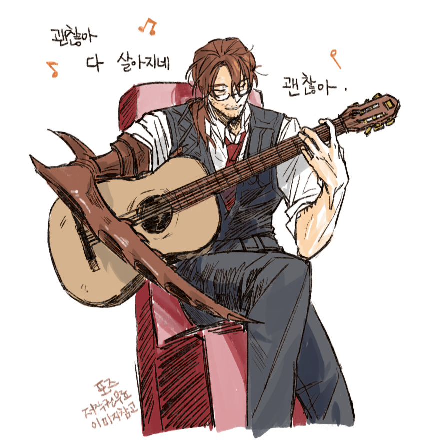 gregor (project moon and 1 more) drawn by zzambbongbap