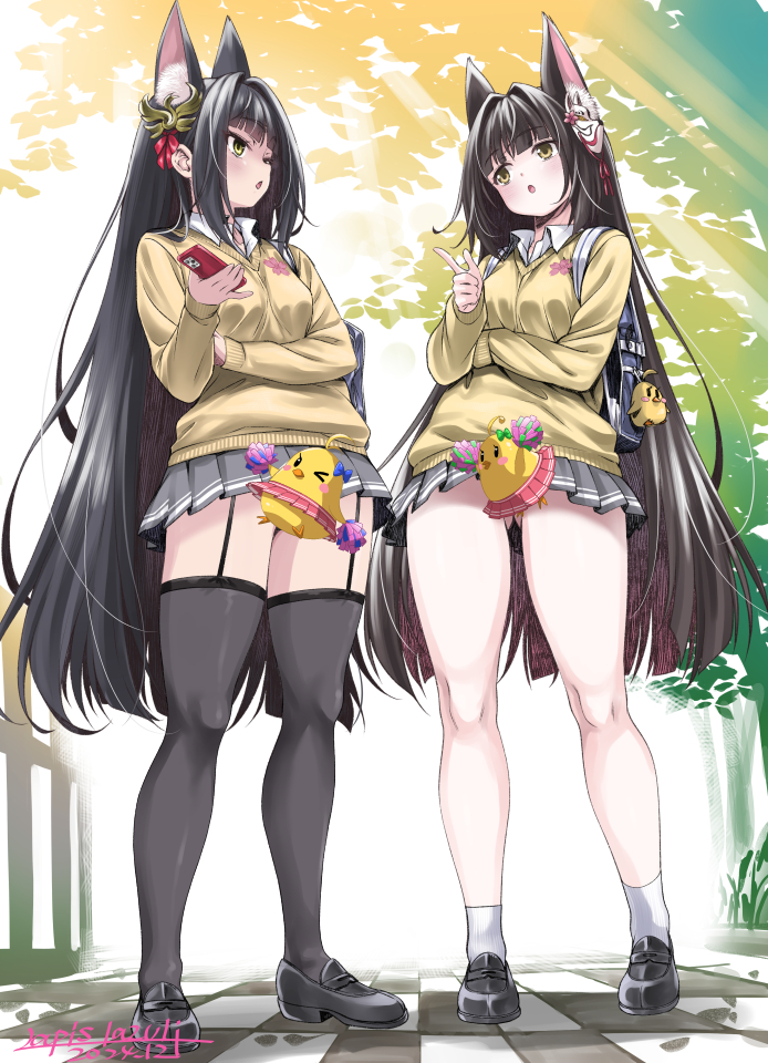 manjuu and nagato (azur lane) drawn by umyonge_(lkakeu)