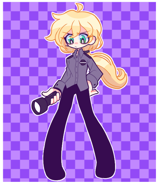 vanessa (five nights at freddy's and 1 more) drawn by fallenmooon