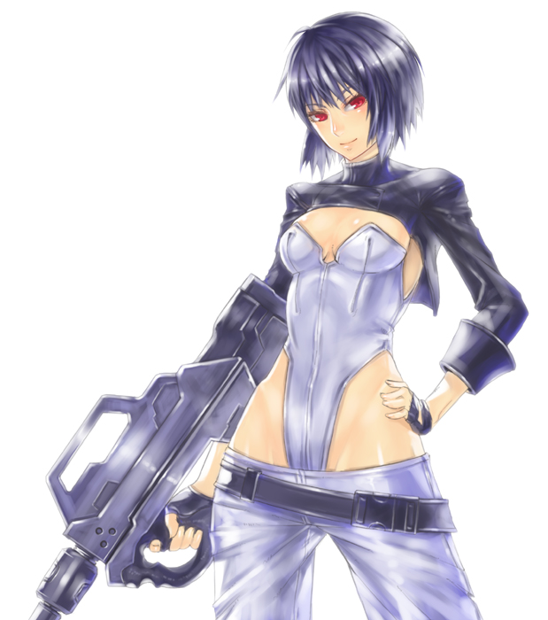 kusanagi motoko (ghost in the shell) drawn by nidy