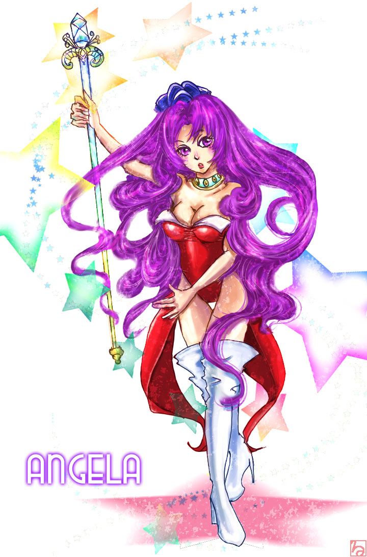 angela (seiken densetsu and 1 more) drawn by rumoi