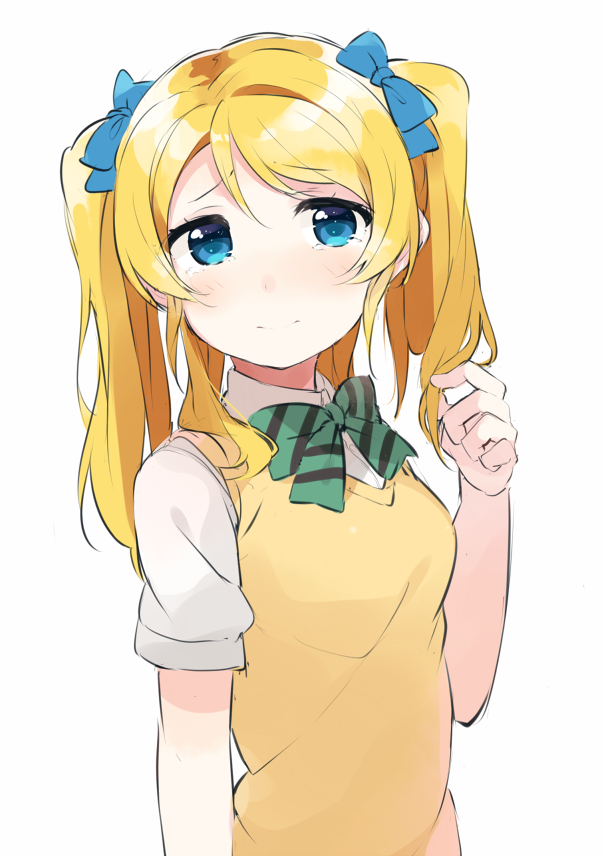 ayase eli (love live! and 1 more) drawn by totoki86