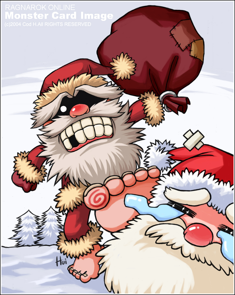santa claus and antonio (ragnarok online) drawn by cod.h