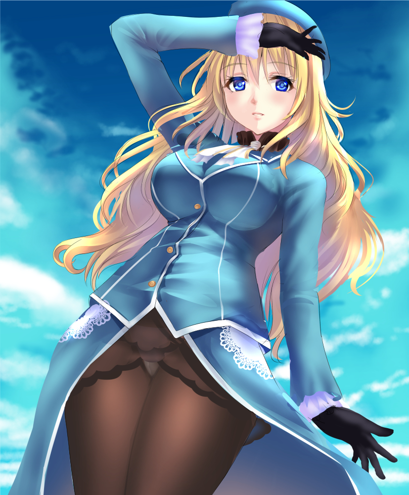 atago (kantai collection) drawn by ponytail_korosuke