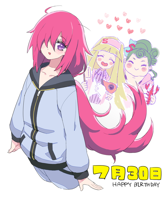 hojo sophy, nabeshima chanko, and gozen sadako (pretty series and 1 more) drawn by moudoku_(decopon3rd)