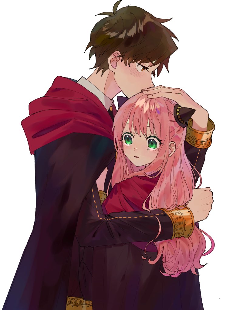 anya and damian desmond (spy x family) drawn by porucheee