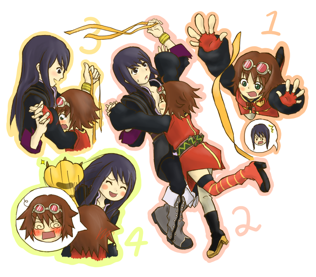 yuri lowell and rita mordio (tales of and 1 more) drawn by maruru_(marimo811)