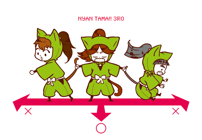 kanzaki samon, tsugiya sannosuke, and tomatsu sakubei (rakudai ninja rantarou) drawn by pink_no_zou