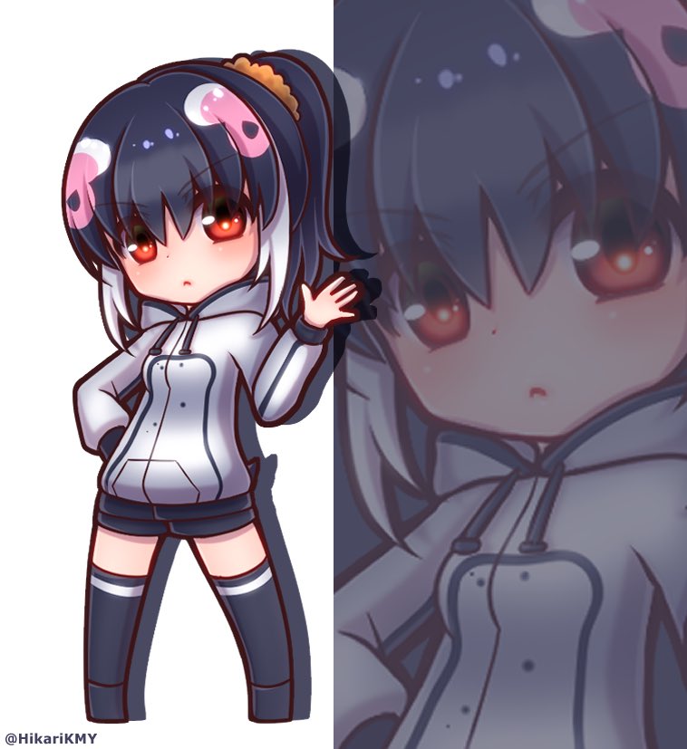 african penguin (kemono friends and 1 more) drawn by hikarikmy