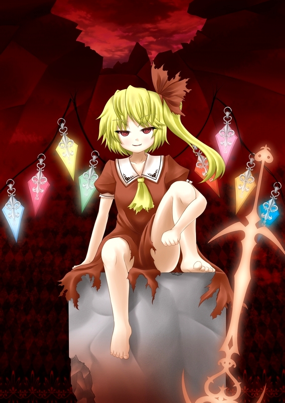 flandre scarlet (touhou and 1 more) drawn by aonagi_ibane