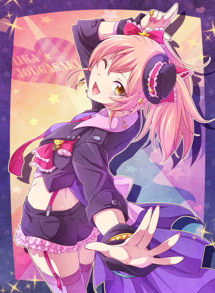 jougasaki mika (idolmaster and 1 more) drawn by e20