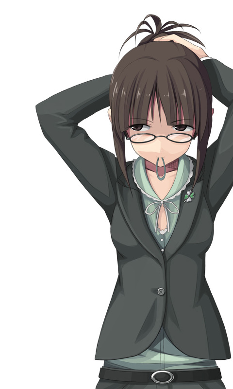 akizuki ritsuko (idolmaster and 1 more) drawn by baakurou