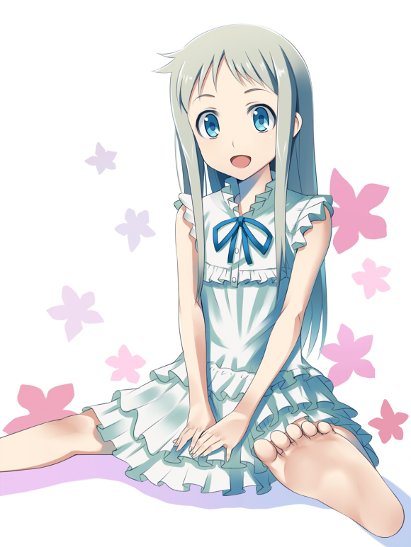 honma meiko (ano hi mita hana no namae wo bokutachi wa mada shiranai.) drawn by kisugi_akira