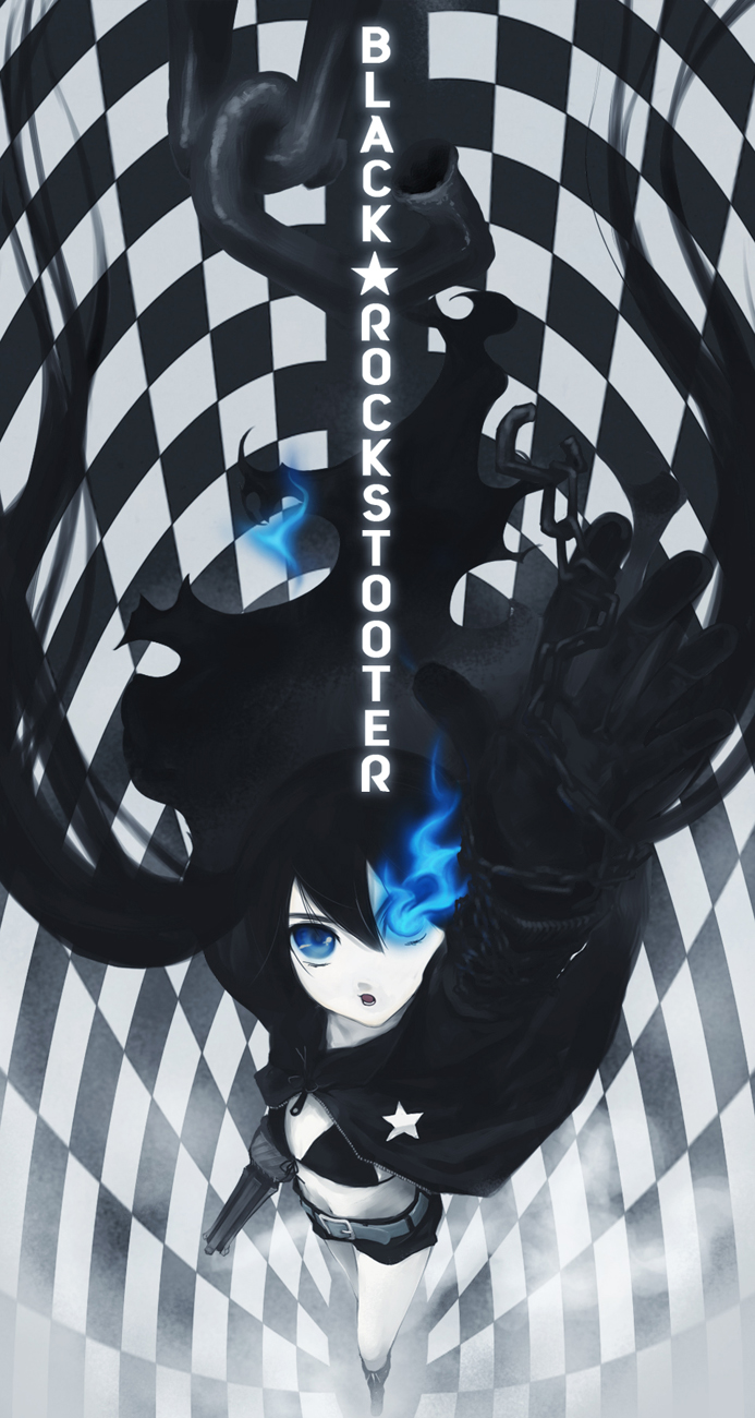 black rock shooter (black rock shooter) drawn by yunar