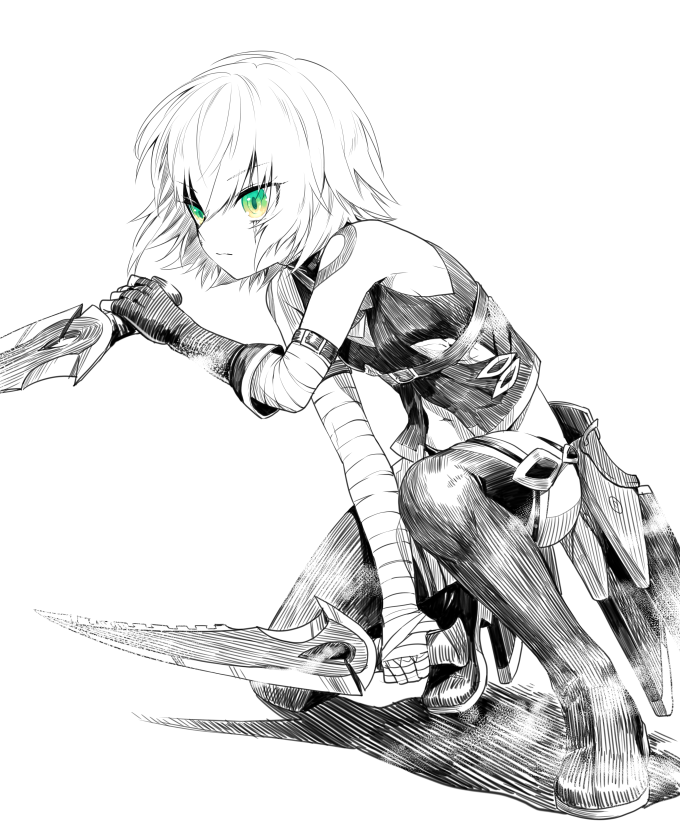 jack the ripper (fate and 1 more) drawn by waka_(shark_waka)
