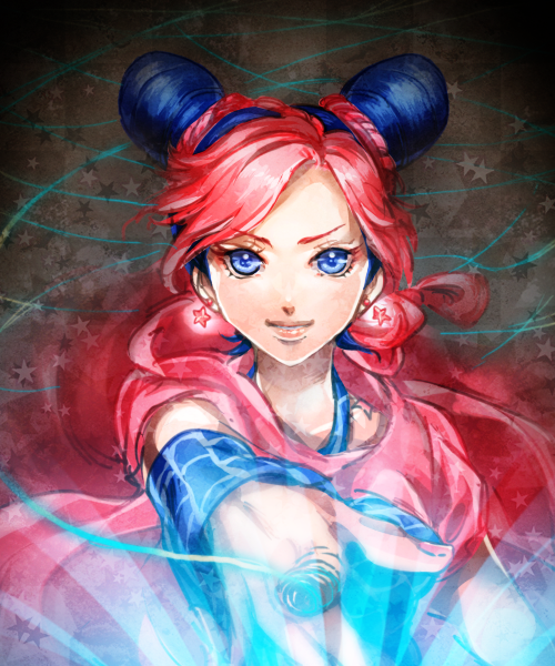 kujo jolyne (jojo no kimyou na bouken and 1 more) drawn by tazawa_(odamura)