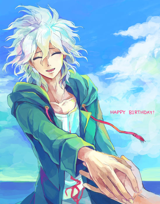 komaeda nagito and hinata hajime (danganronpa and 1 more) drawn by chara_rira