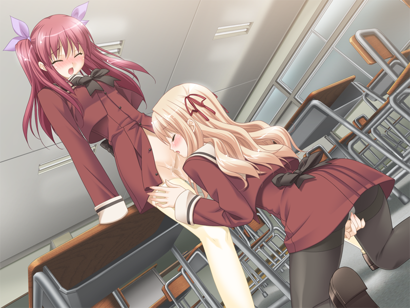 oda nanami and matsubara yuuna (sono hanabira ni kuchizuke wo) drawn by kani_biimu