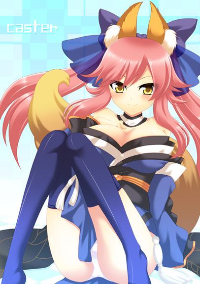 tamamo and tamamo no mae (fate and 1 more) drawn by kanraku