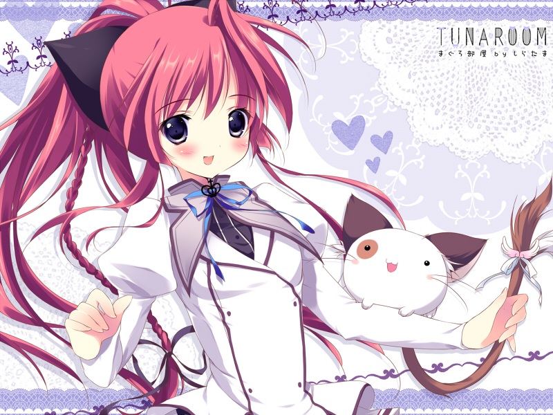 inui sana and pan-nya (mashiroiro symphony) drawn by shiratama_(shiratamaco)