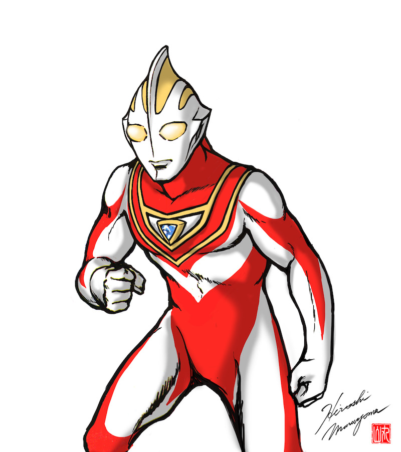 ultraman gaia (ultra series and 1 more) drawn by maruyama_hiroshi