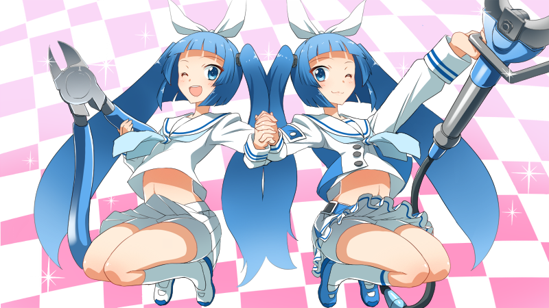 nipako and large nipako (ole tower and 1 more) drawn by yuto_(dialique)