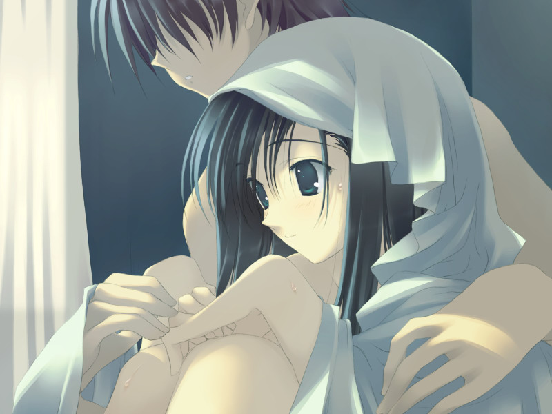 sakaki shinobu and kida tokinori (tenshi no inai 12-gatsu) drawn by mitsumi_misato