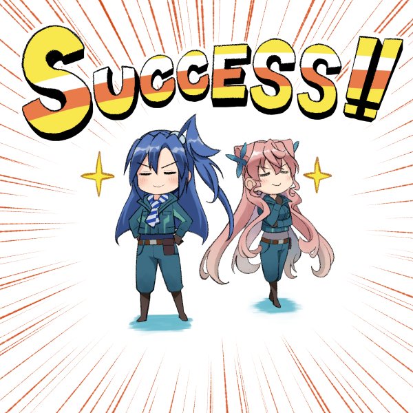 kazanari tsubasa and maria cadenzavna eve (senki zesshou symphogear) drawn by ueyasu