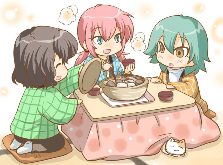 kirino ranmaru, shindou takuto, and kariya masaki (inazuma eleven and 1 more) drawn by onigiriya