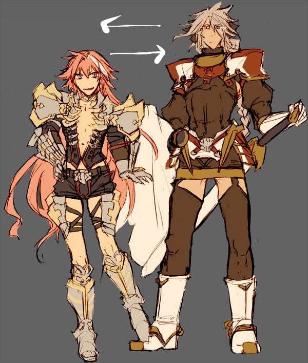 astolfo and siegfried (fate and 1 more) drawn by mine_(odasol)