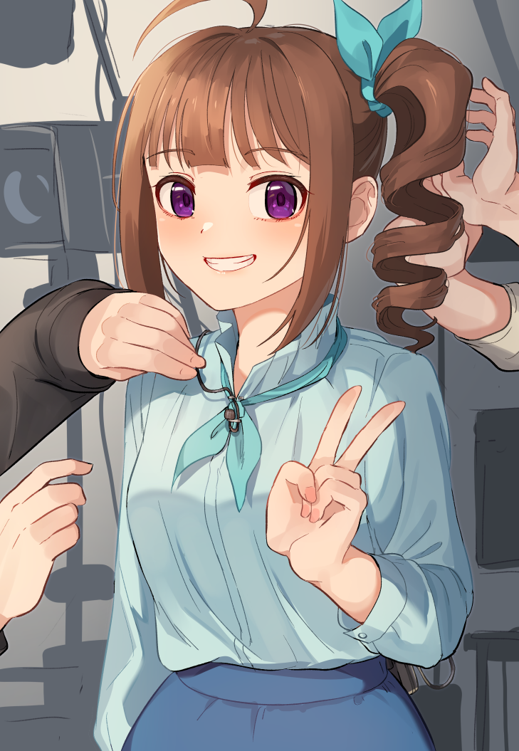 yokoyama nao (idolmaster and 2 more) drawn by kamille_(vcx68)