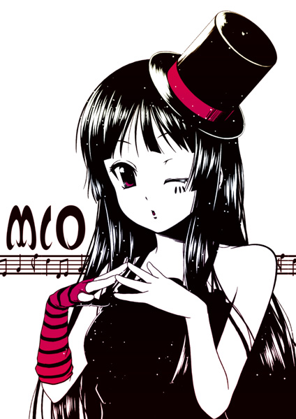 akiyama mio (k-on!) drawn by kouji_(campus_life)