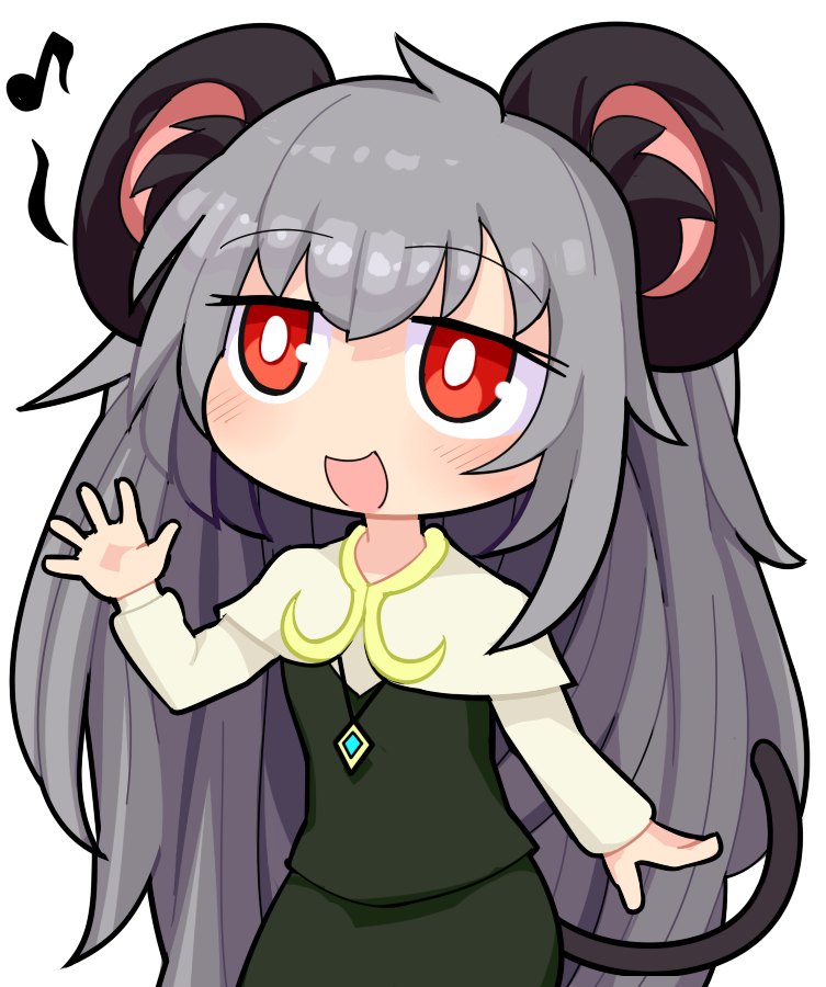 nazrin and nyon (touhou and 1 more) drawn by hospital_king