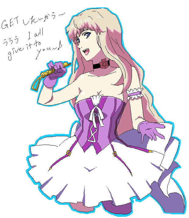 sheryl nome (macross and 1 more) drawn by kazunari